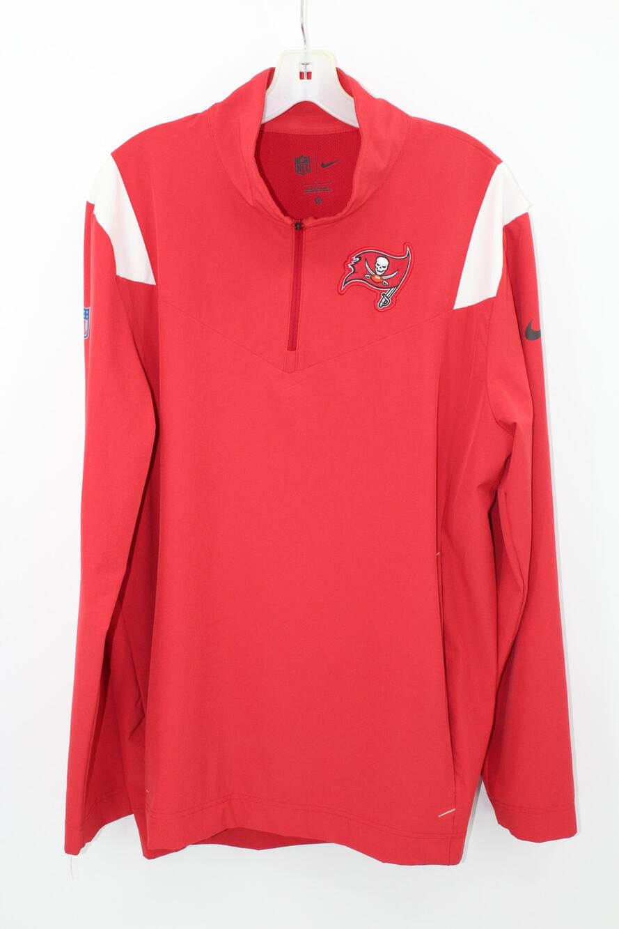 Nike NFL Tampa Bay Buccaneers Team Issue On-Field Sideline Coach Jacket Red L